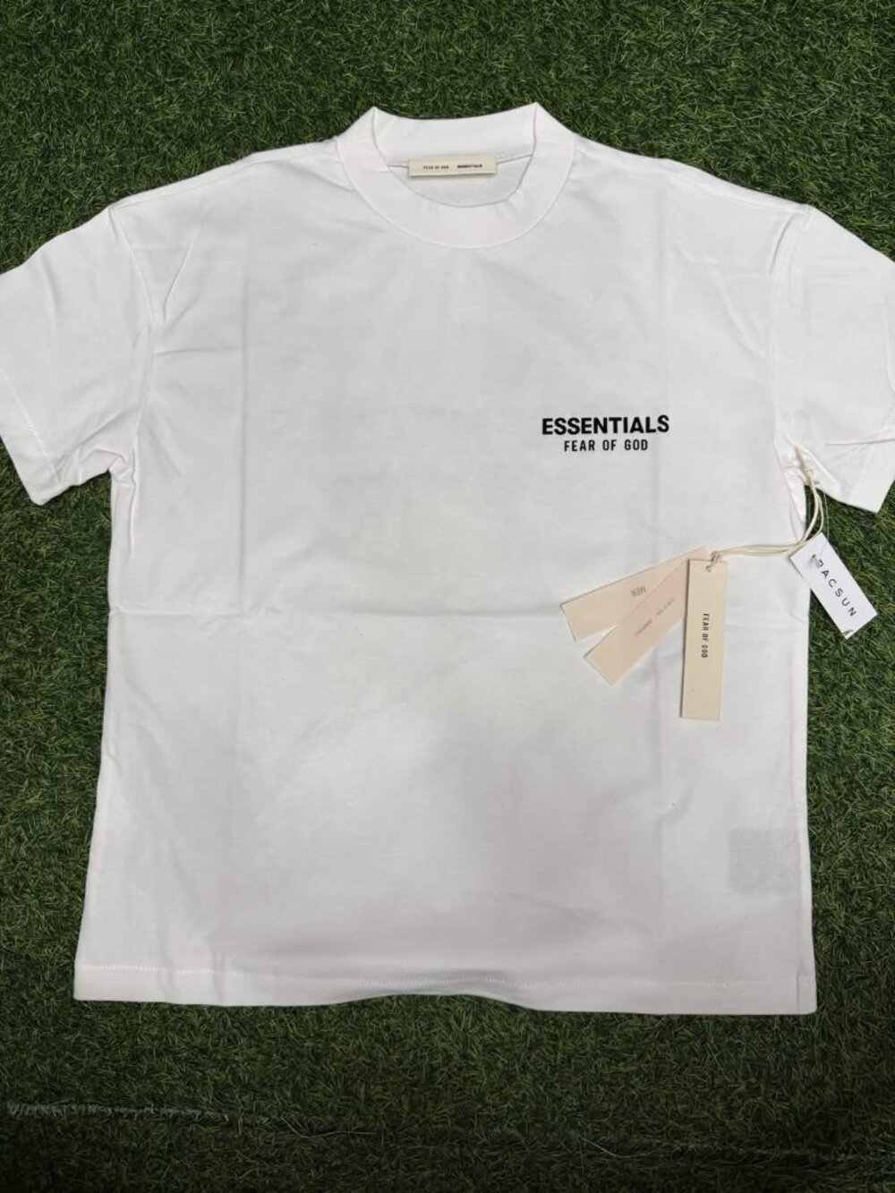 Fear Of God Essentials SS25 White tee shirt - All Sizes